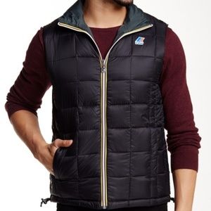 K-WAY Yannick Waterproof Reversible Down Vest - L